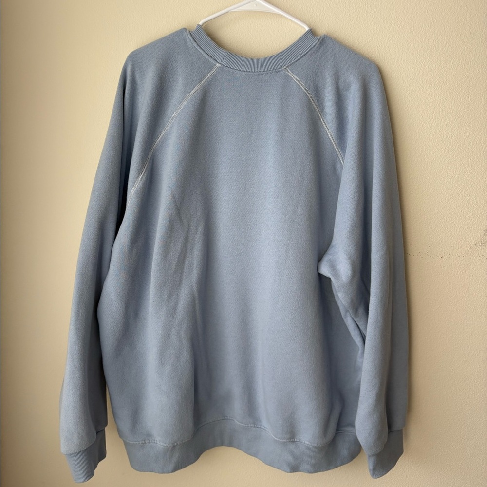 Disney Parks Disneyland Baby Blue Crewneck with Mickey Mouse Size XXL - Picture 2 of 4